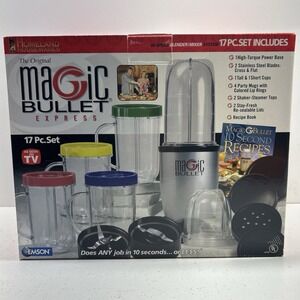 The Original Magic Bullet Express 17-piece Set From Homeland Housewares - NEW